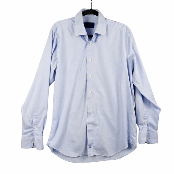 David Donahue Other - David Donahue Light Blue Dress Shirt 15.5 34/35 100% Cotton Button Down